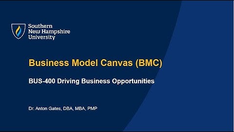 Business Model Canvas | BUS 400 Driving Business Opportunities (Southern New Hampshire University)