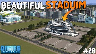 I MADE BEAUTIFUL STADIUM IN MY CITY! - CITIES SKYLINES S2[#20] HINDI 2023