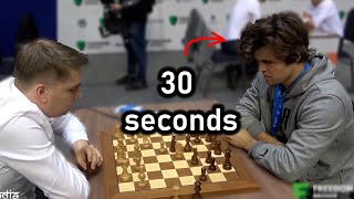 Anna Cramling Challenges Magnus Carlsen to a 3 Minute Blitz Game