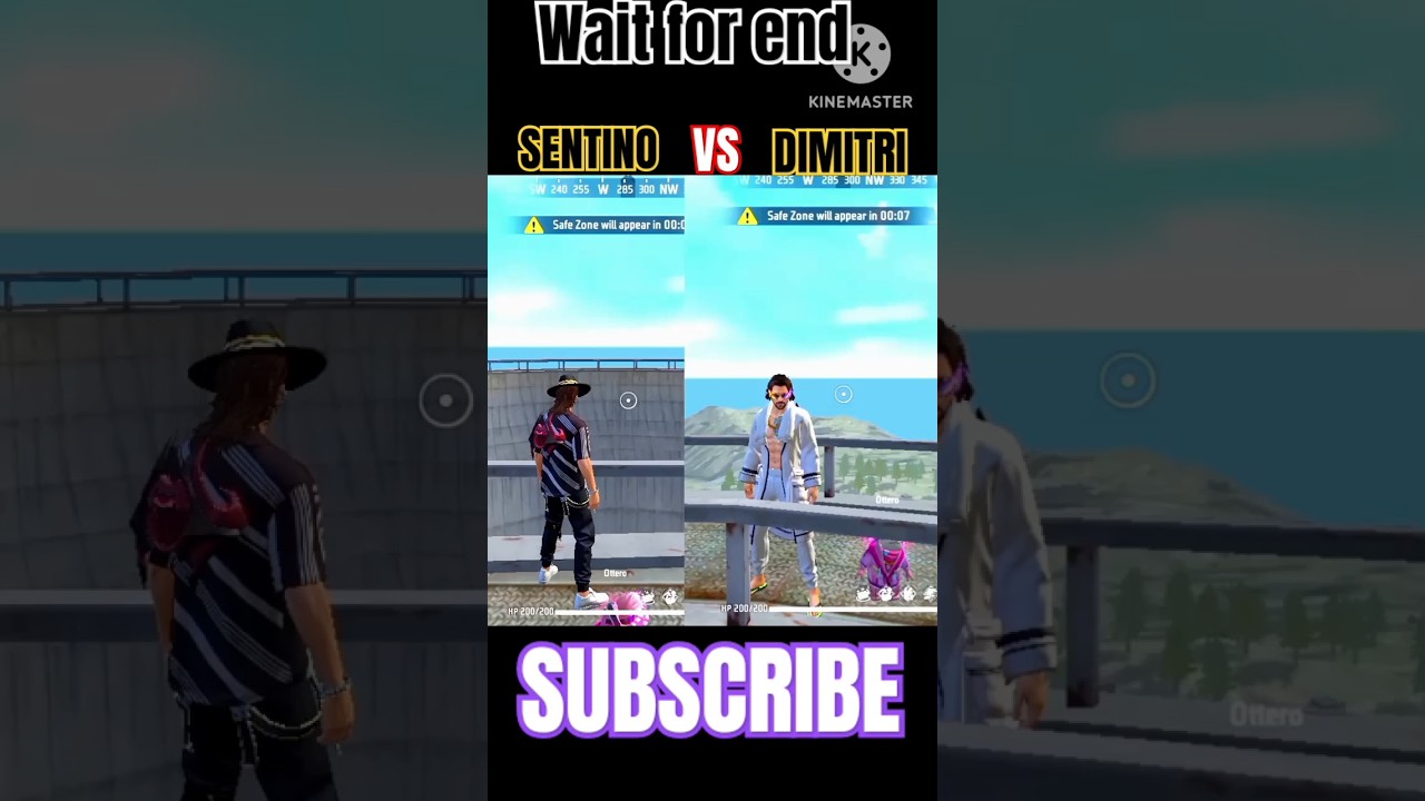 SENTINO VS DIMITRI 😱💥 || CHARACTER ABILITY TEST || free fire shorts 