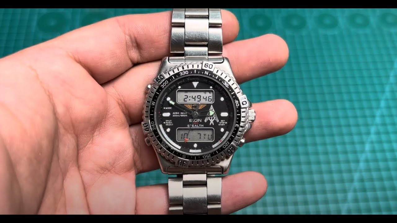 Chỉnh Giờ Đồng Hồ Elgin Air Force 1864 Stealth (Setting Watch 