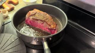 Suddenly Single Sizzling Sirloin NY Strip Steak