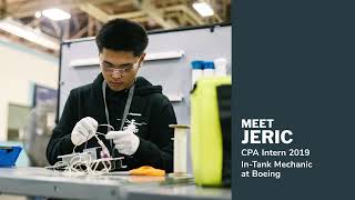 Apply for the 2022 Core Plus Aerospace Internship: Meet Jeric