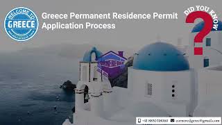 Greece Permanent Residence Permit Application Process
