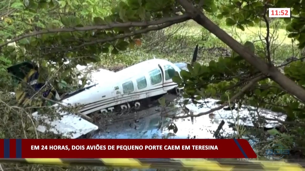 Em 24 horas, dois aviões de pequeno porte caem em Teresina 13 06 2023