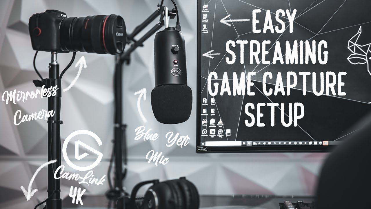 Minimalist Streaming and Game Capture Setup - YouTube