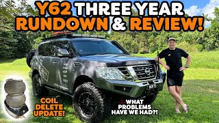 DON'T BUY A NISSAN Y62 PATROL UNTIL YOU WATCH THIS! 3 YEAR RUNDOWN AND REVIEW! FUEL ECONOMY?