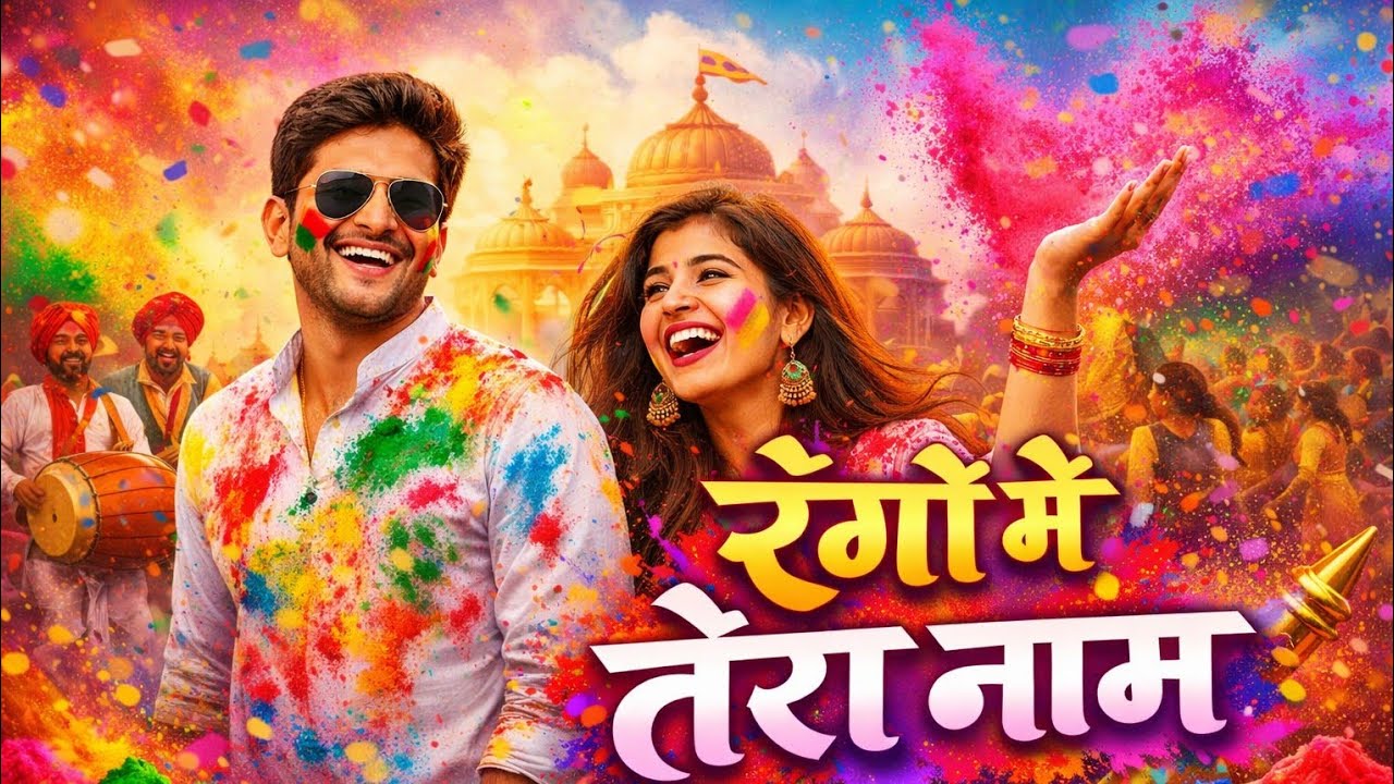 रंगों में तेरा नाम 🌈❤️#holi2026 #newholisong #romantic #love #feeling #newsong #holi 