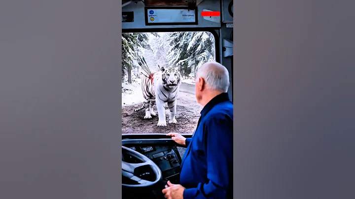 A Wounded Snow Tiger Rescued by Old man |🌨️ 🐅 | #motivation #facts #shorts