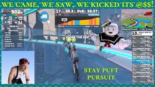 Hills, Hills, & More Hills - Stay Puft Pursuit Stage 5 Zwift Unlocked screenshot 4