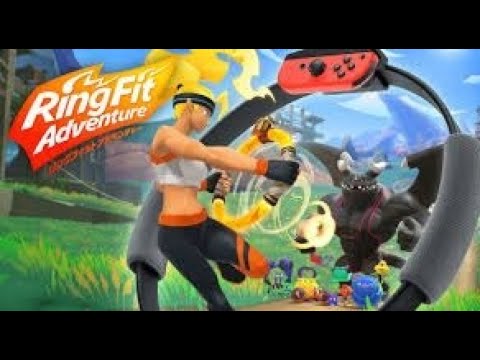 Explore a huge fantastical world and defeat enemies using real-life  exercise in the Ring Fit Adventure game for Nintendo Swi…