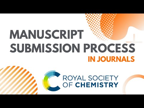 ✫ Manuscript Submission Process ✫ How to submit manuscript in RSC Publishers - Open Access Journal ✫