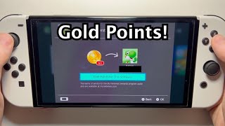 Nintendo Switch: How to Get Gold Points (Physical or Digital Games) screenshot 4