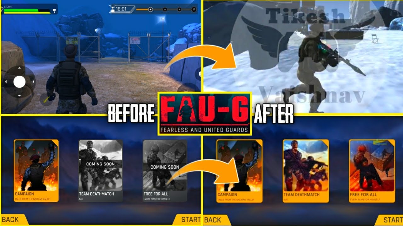 FAU-G NEW UPDATE FEATURES IS HERE | FAU-G NEW GAMEPLAY WITH GUNS