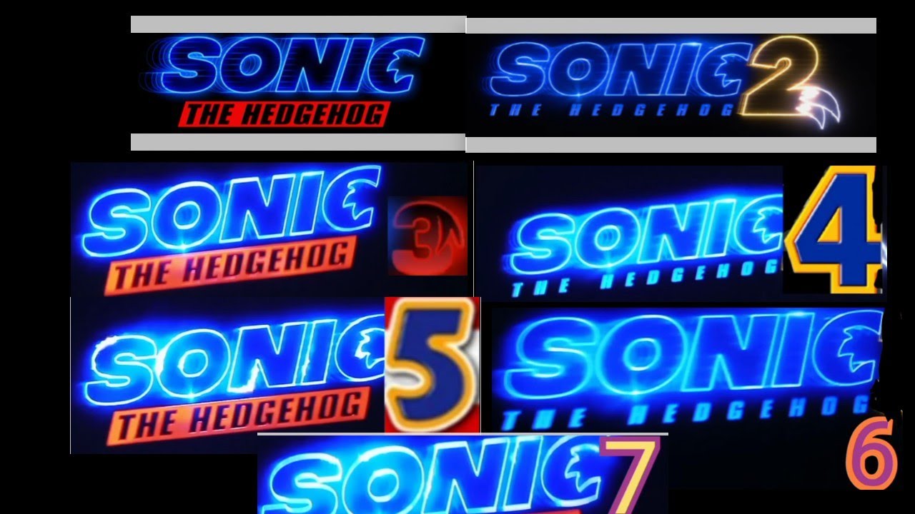  Sonic Movies logos (2020,2022,2024,2026,2028,2030,2032 and some of them are fan-made)