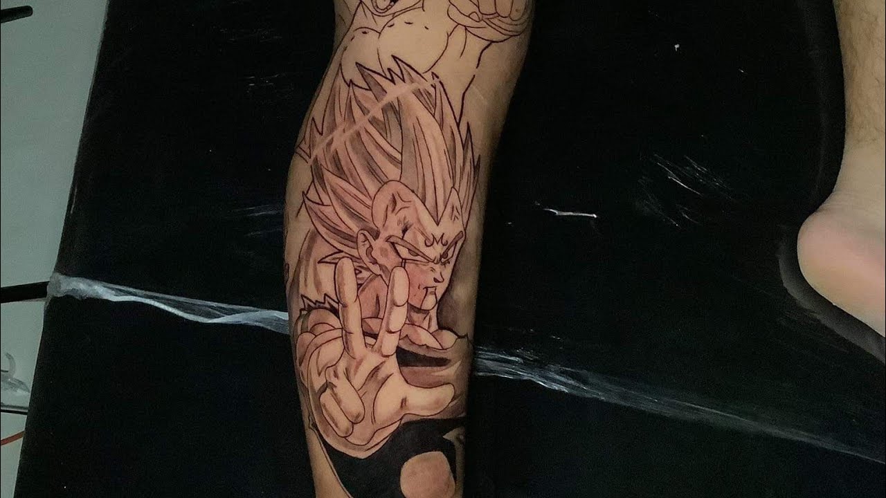 COMO TATUAR ESTILO ANIME, tatuaje de dragón ball z