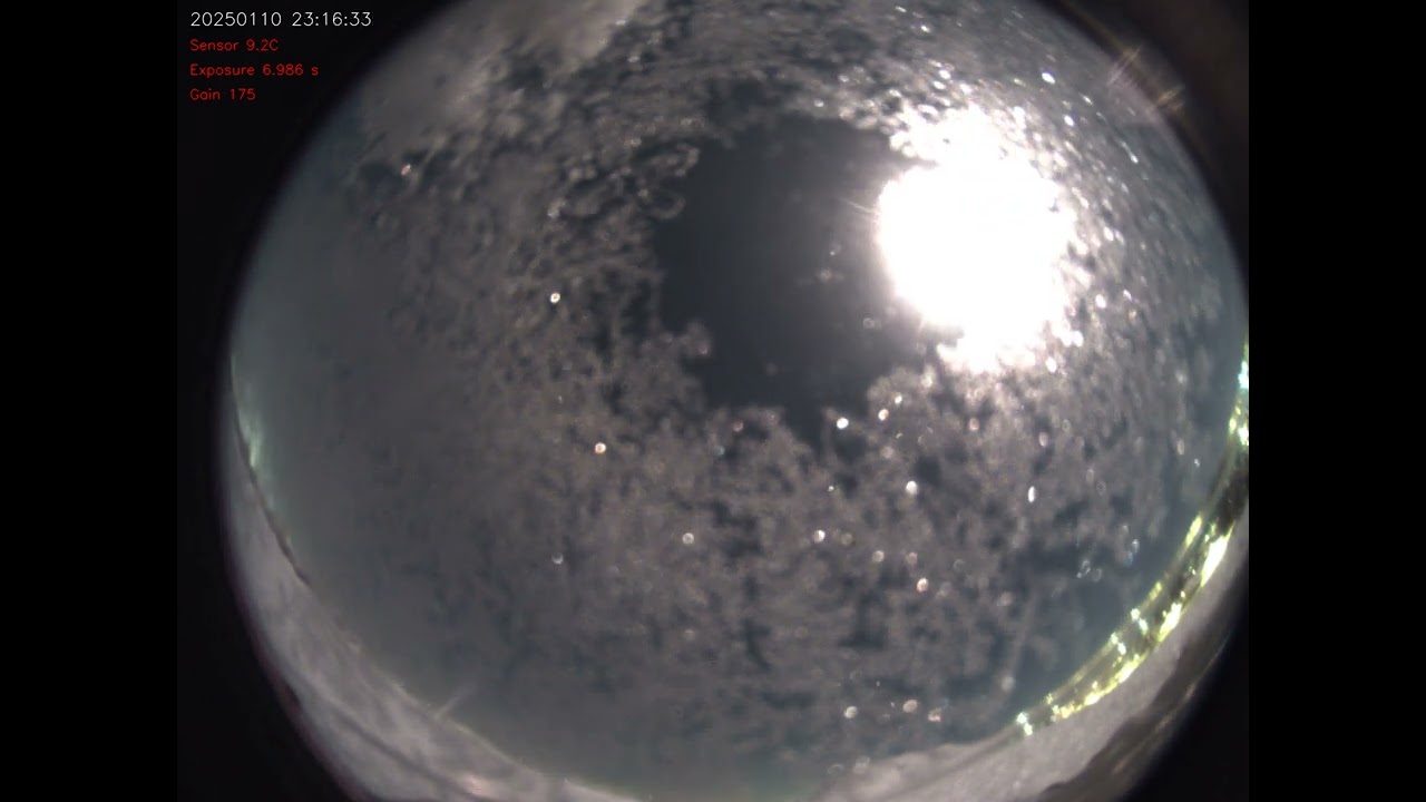 Tain Royal Academy All Sky Camera - Minus Ten Celsius