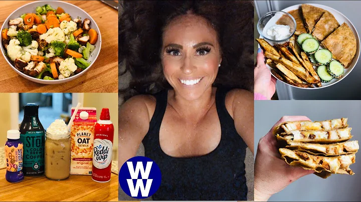 WHAT I EAT IN A DAY TO LOSE WEIGHT ON WW!|AHHH! EV...