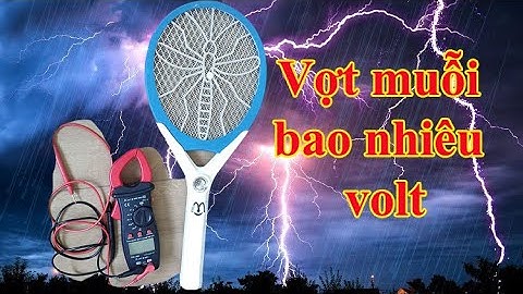 Vợt muỗi phóng điện bao nhiêu vôn