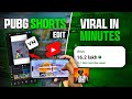 How to Edit Viral BGMI &amp; PUBG Shorts | Grow Gaming Channel Fast!