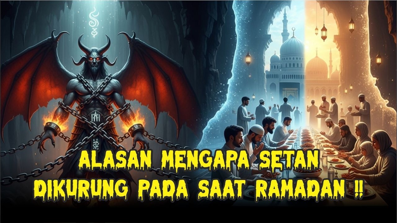 ALASAN SETAN DIKURUNG PADA SAAT RAMADAN❗