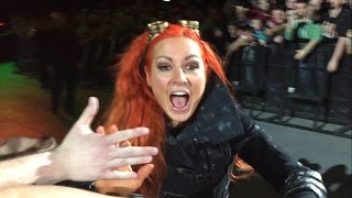 WWE LIVE MILAN - BECKY LYNCH ENTRANCE - 13/04/2016