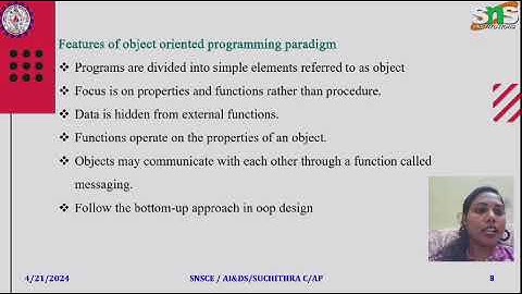 Suchithra C ,Assistant professor,  AI&DS| Lecture  video | SNS  Institution