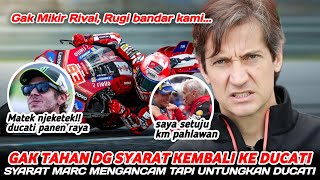 Jadi Ini Syarat Kontroversi Nya  Pantas Mereka Gak Kuat Emosi  Marquez Berkahi Ducati Berkat Acc