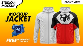 Mockup Jacket | Tif-Photoshop | Front View | Free Download Mockup