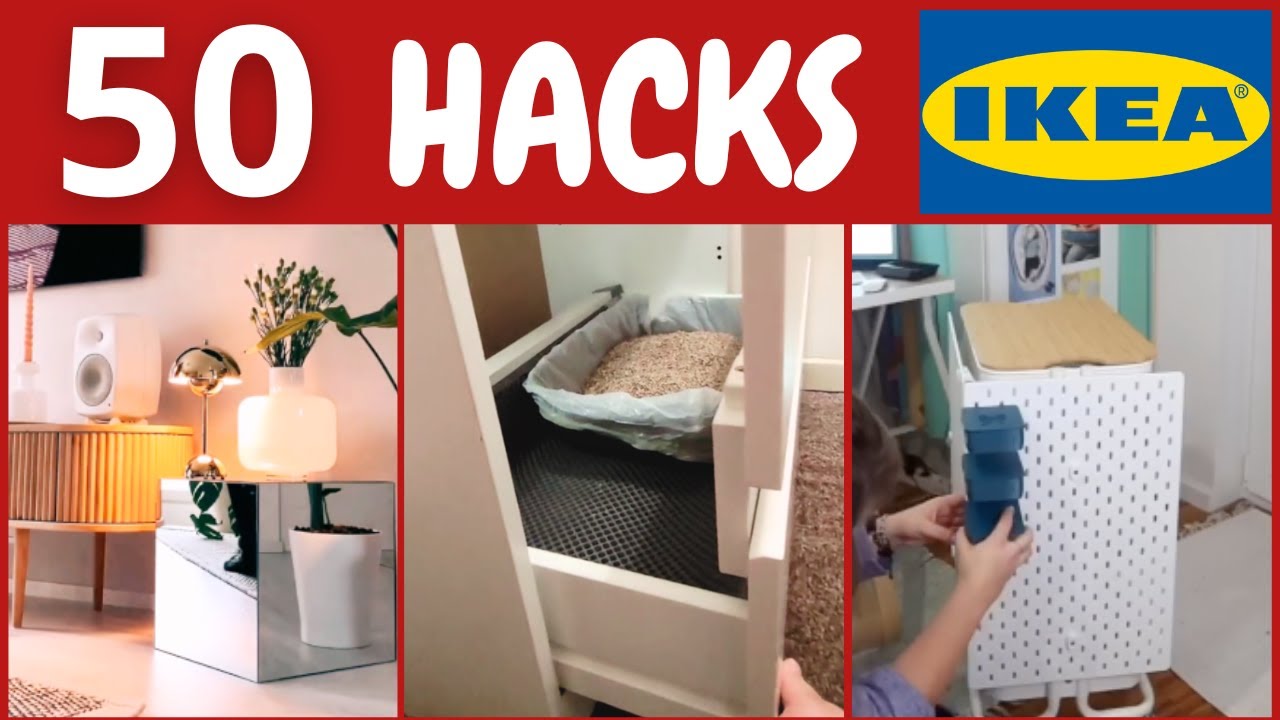 IKEA 50 TRUCOS PARA DECORAR Y ORGANIZAR  TU CASA CON POCO DINERO 😉| RESUMEN |GENIUS HACKS#ikeahack