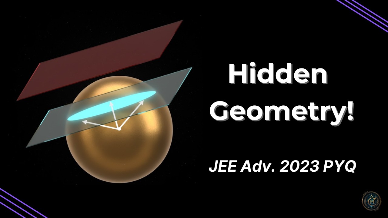 JEE Advanced 2023 3D Geometry PYQ | Not a Direct Vector-3D Problem! | Mathemagix JEE