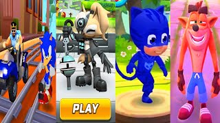 Sonic Forces vs Sonic Subway Surfers vs Tag with Ryan vs Crash Bandicoot on the Run Android Gameplay screenshot 1