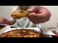 Asmr Domino’s PIZZA NewYorker Buffalo Wings  ドミノピザ　ニューヨーカー　バッファローウイング
