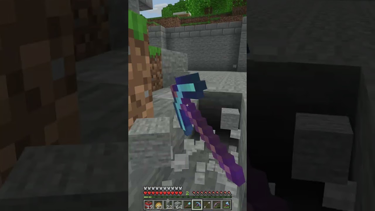 Coarse is a hard word to say #minecraft #minecraftbedrock