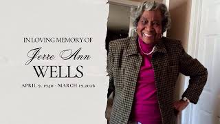 JERRE ANN WELLS FUNERAL