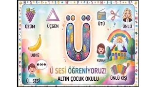 1. SINIF Ü SESİ HECE KELİMELERİNİ OKUYORUZ YENİ MÜFREDAT. #okumayazmaöğreniyorum 