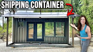 OFFICIALLY DRIED IN! | Building our 20' Container Home (P4)