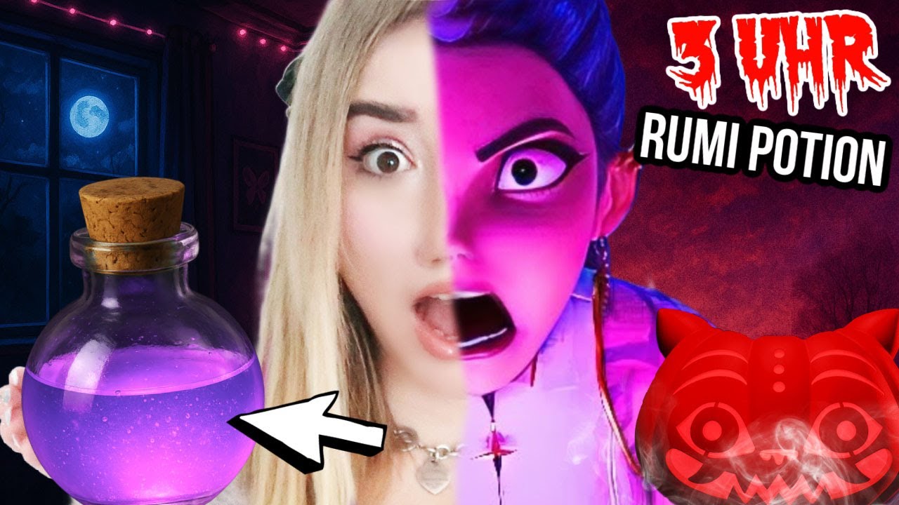 die VERWANDLUNG zu RUMI aus Kpop Demon Hunters (MACHE niemals diese CHALLENGE um 3 Uhr nachts nach)