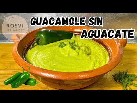 Falso guacamole El secreto de los taqueros, una salsa cremosa y bien rica!!