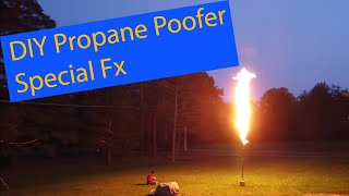 Halloween DIY Propane Poofer Fire Fx
