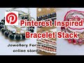 How To Make Beaded Bracelet At Home 🌸 Pinterest Inspired Bracelet 🍀🧚 හදන්න ආසම බ්රේස්ලට් එක