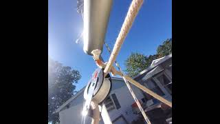 Sonictide refit update - Installed mainsheet & Ruddercraft rudder