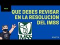 #GAC14 : REVISA LOS PUNTOS IMPORTANTES EN LA RESOLUCION DE PENSION DEL IMSS 2021