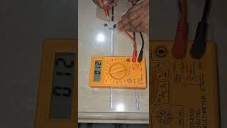 Multimeter Beep: Your LED is Dead #Shorts#Tech#diy#electronics