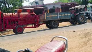 tractor thresher kaise mudhega #tractor #threshermachine #tractorlover #patelkasdol #chhattisgarh screenshot 3