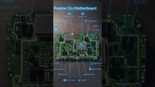 📱 Realme 12xMotherboard – Complete Component Guide 🔧#Realme12x#MobileRepairing#Motherboard#PCBLayout