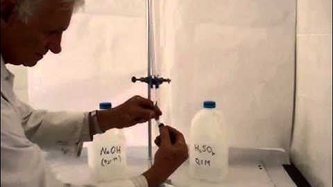 Titration 1: Sulfuric acid and Sodium hydroxide