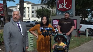 Family files lawsuit after being shot at by employee in Jack in the Box drive-thru