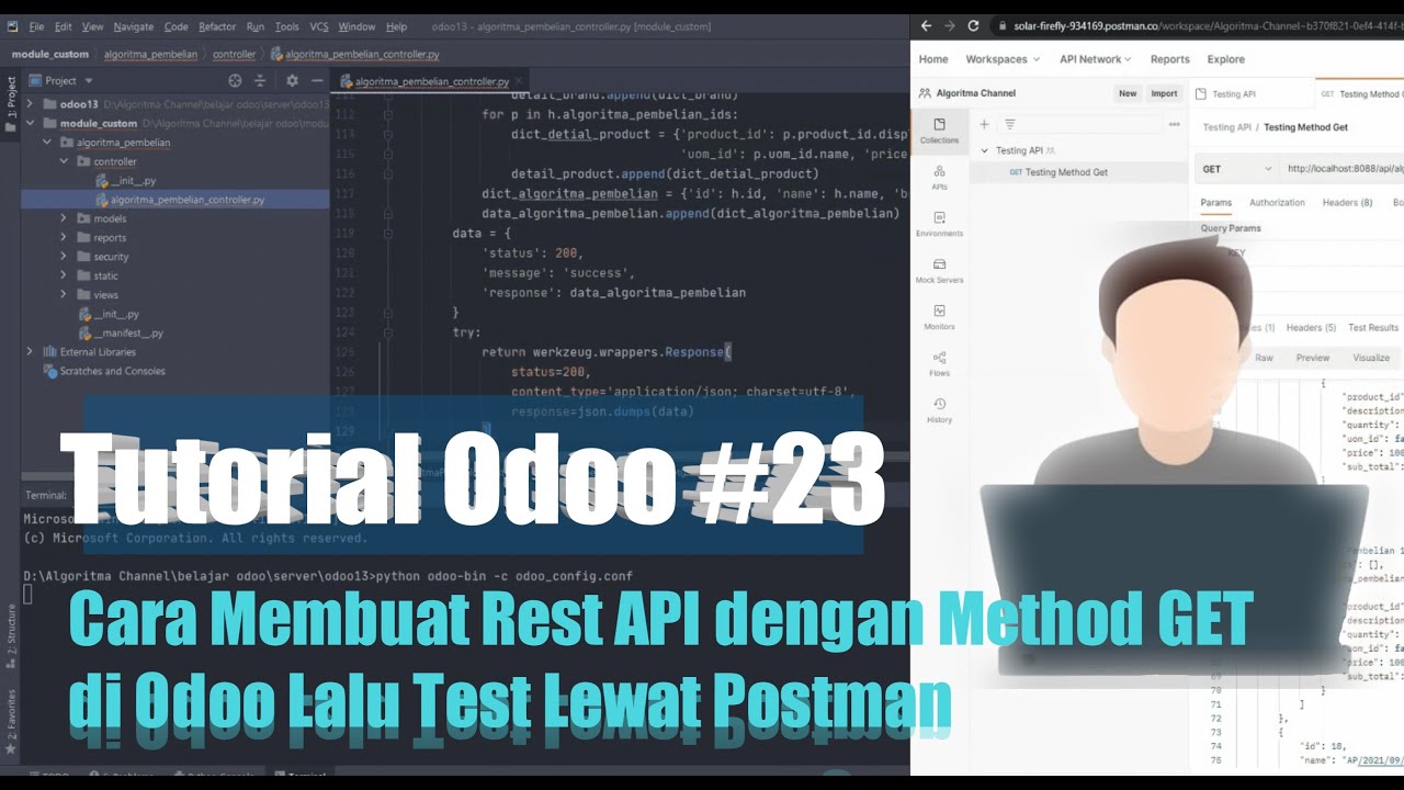 Tutorial Odoo Part (23) Cara Membuat REST API dengan Method GET di