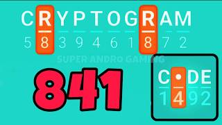 CRYPTOGRAM 841
